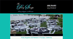 Desktop Screenshot of partyshopperental.com
